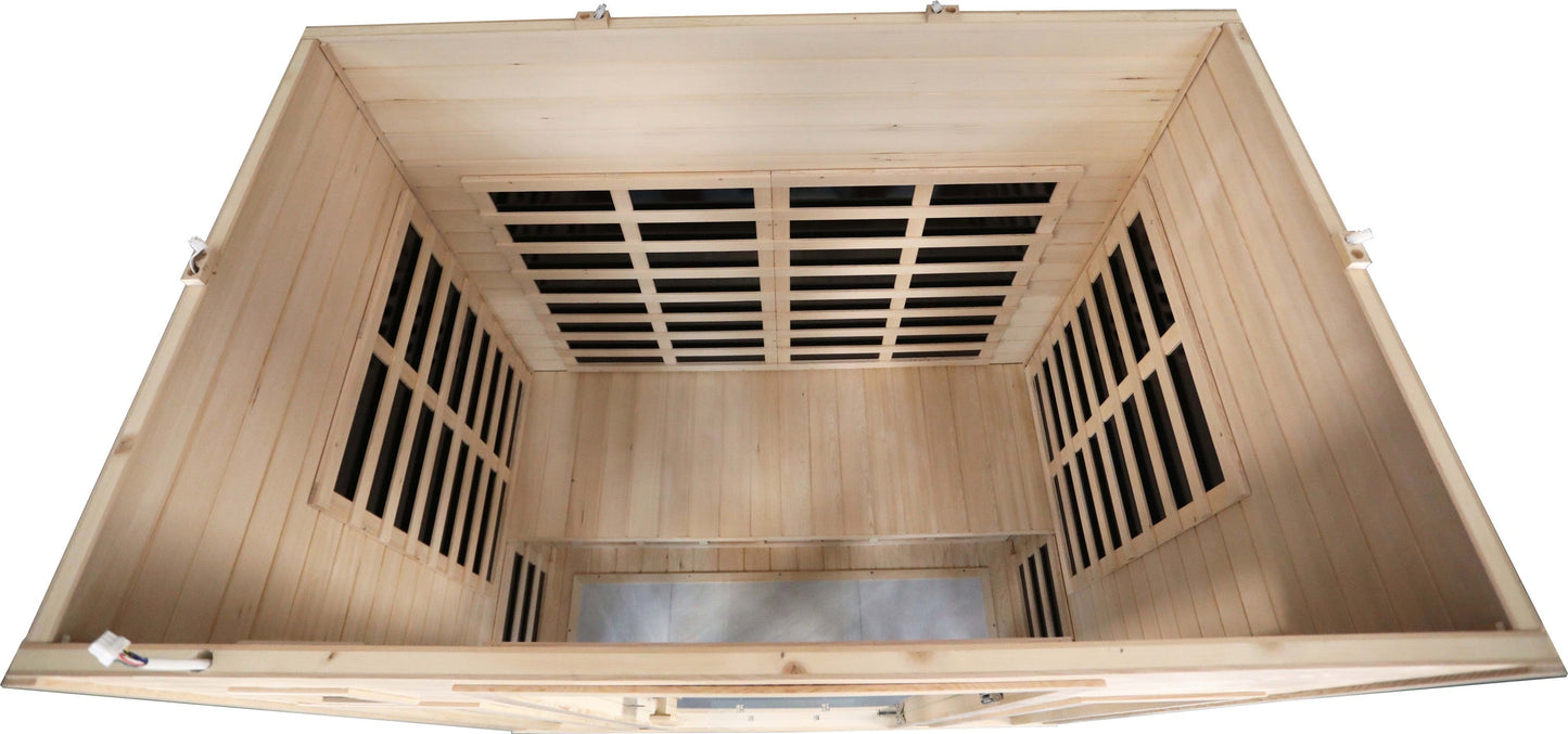 Low EMF Three person Far infrared sauna room (Front & Rear)