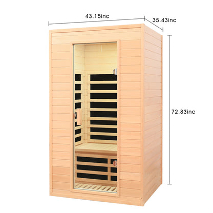 Hemlock Two-Person Far Infrared Indoor Sauna Room