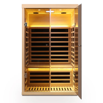Luxury Indoor Far Infrared Sauna Room for Two