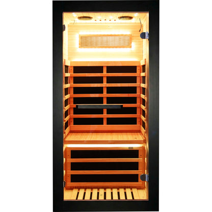 Single-person sauna cabin