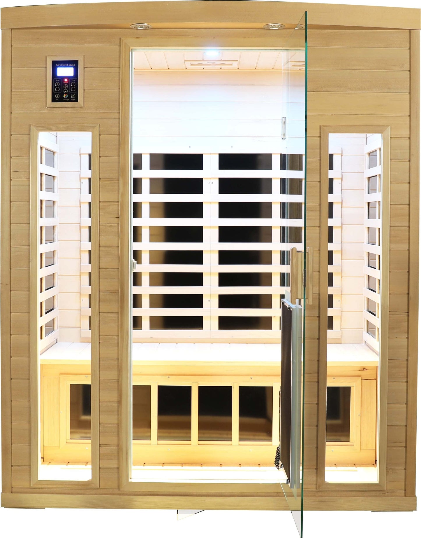 Low EMF Three person Far infrared sauna room (Front & Rear)