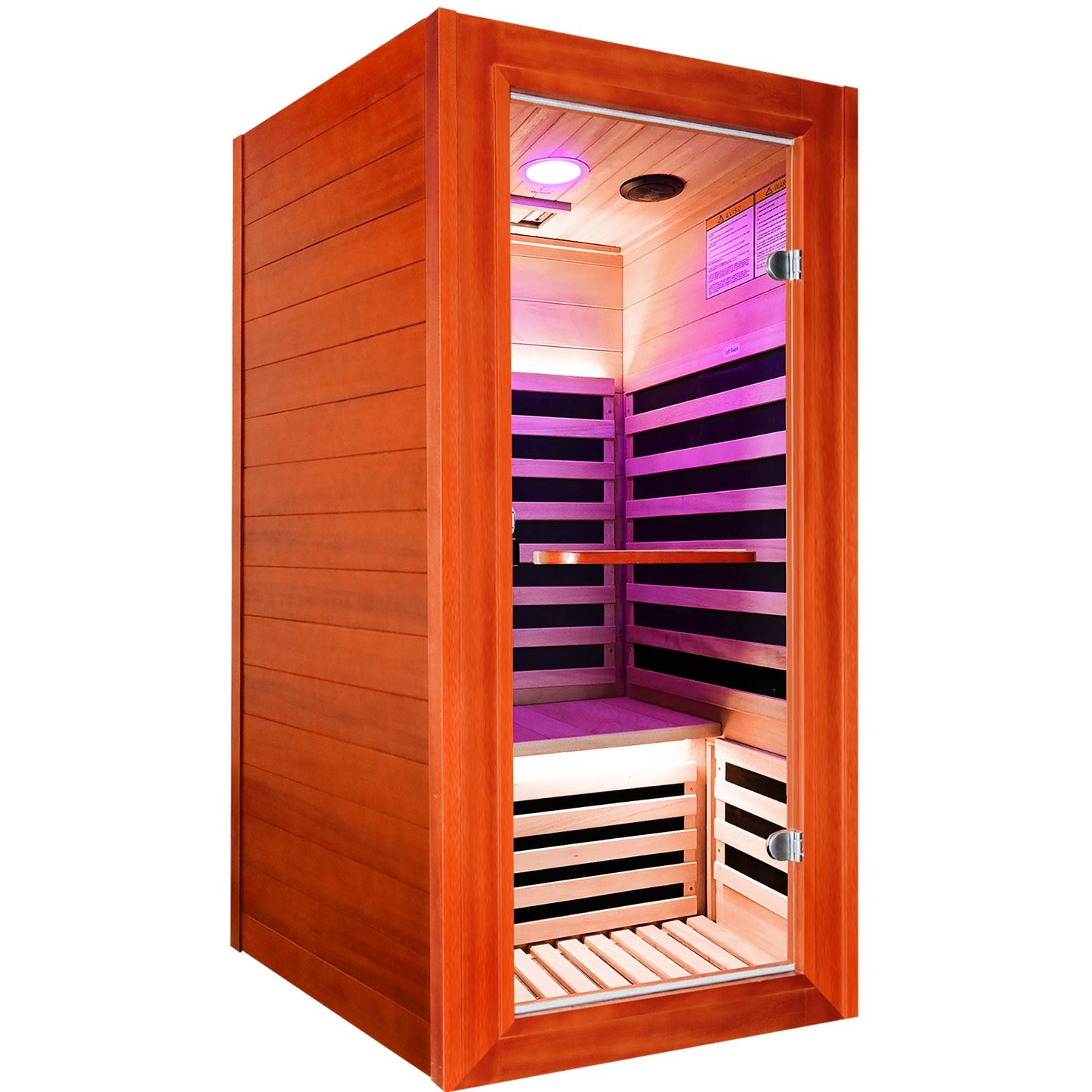 Oguman - Infrared Sauna Room Single With Whole Body Heating - Natural