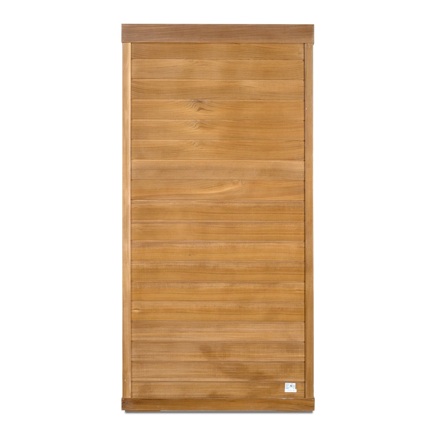 One person Far infrared red cedar standard indoor sauna room (Front & Rear & Left & Right)