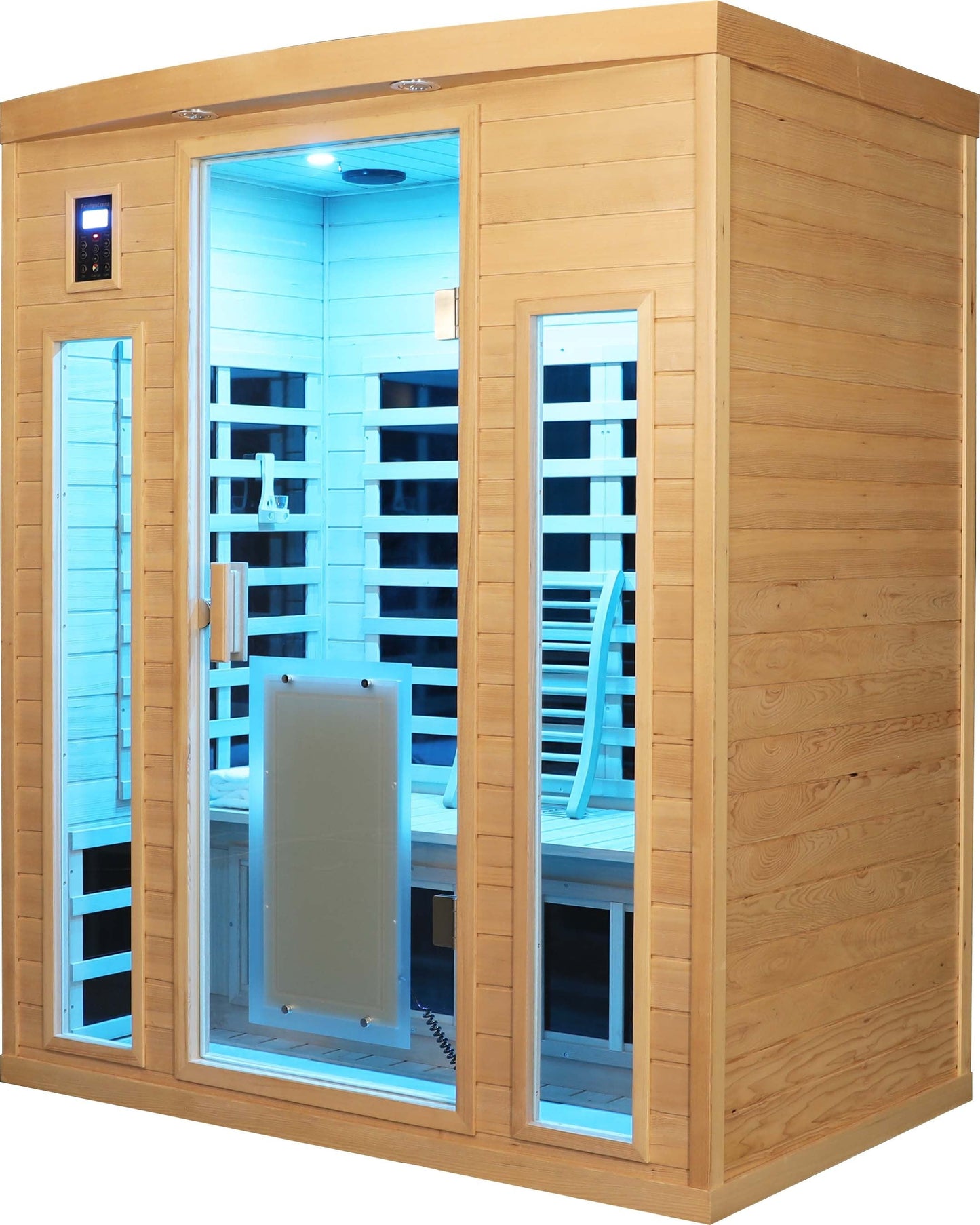 Low EMF Three person Far infrared sauna room (Front & Rear)