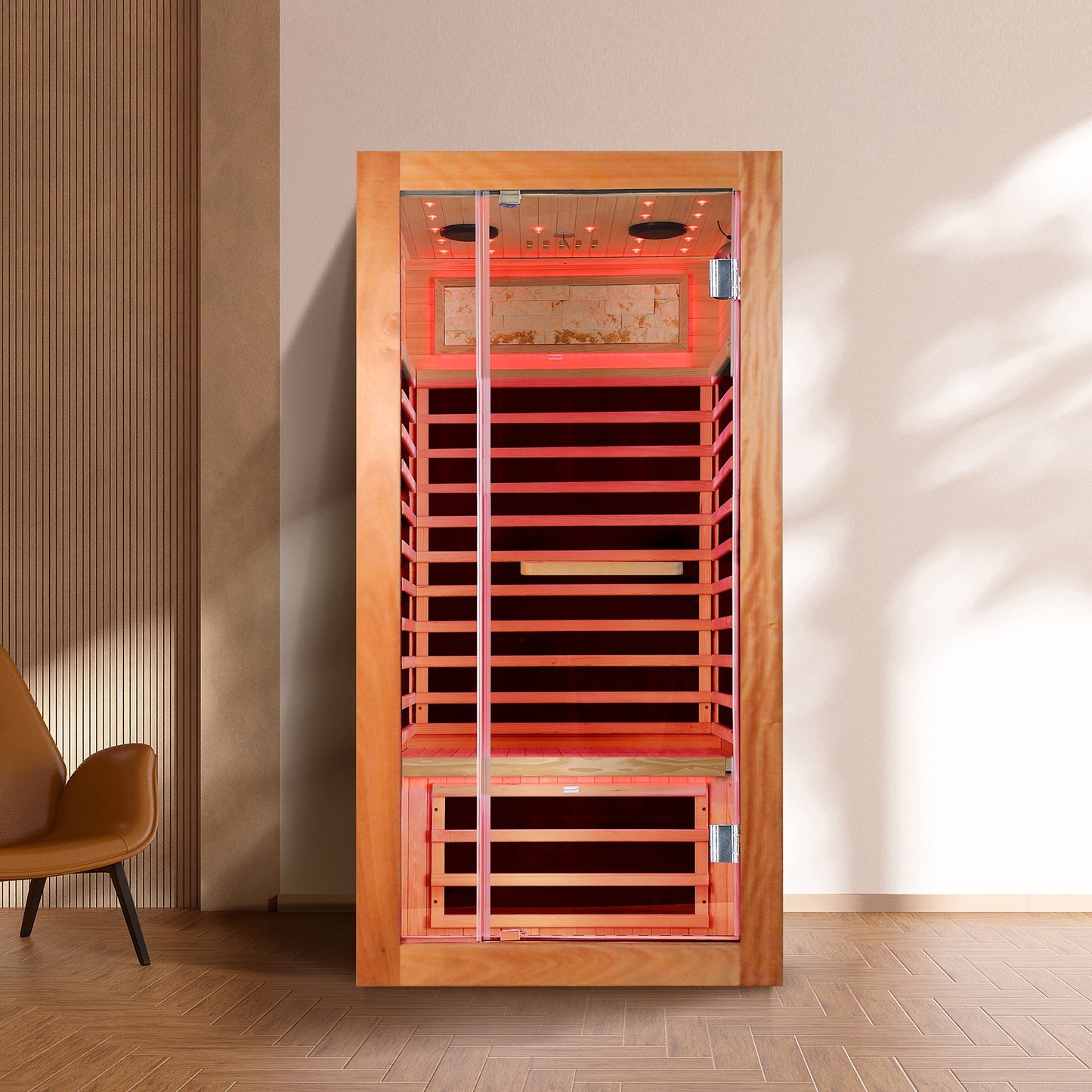 Single-person sauna room