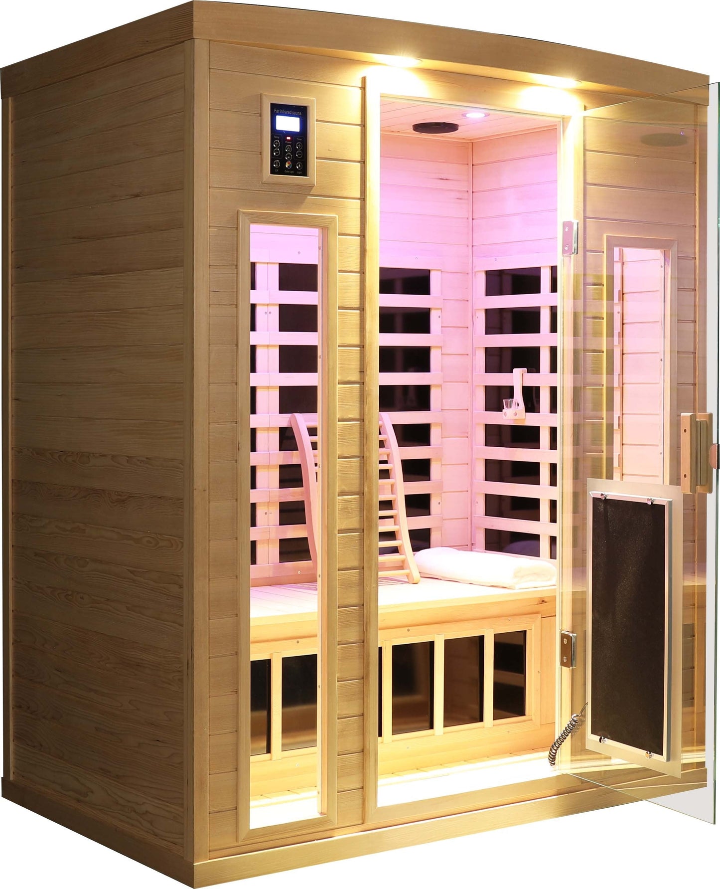 Low EMF Three person Far infrared sauna room (Roof & Floor)