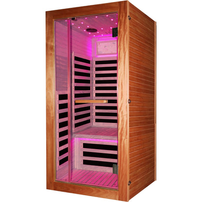 Single-person sauna room