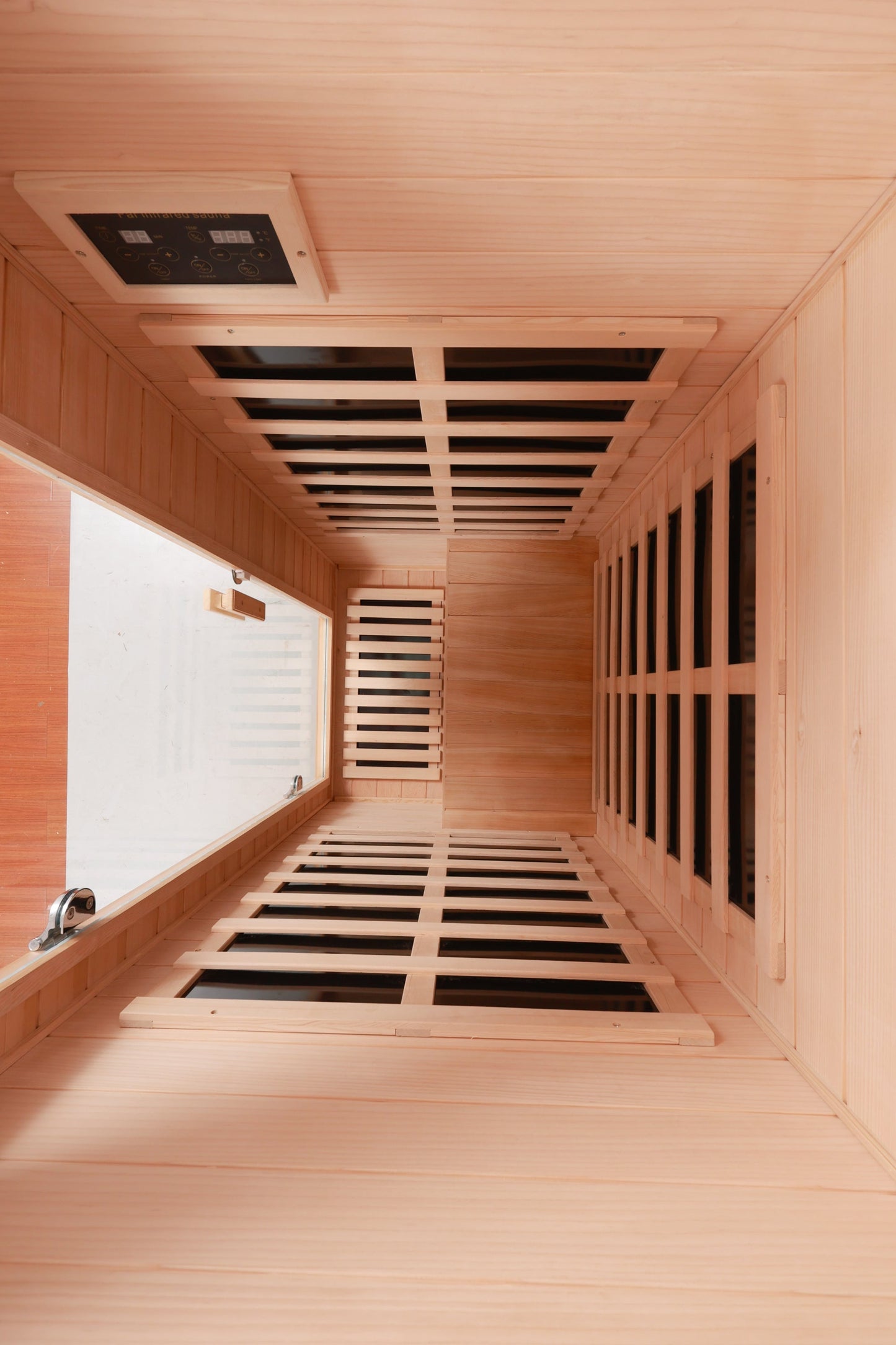 Hemlock One-person far infrared roof embedded indoor sauna room (Left & Right)