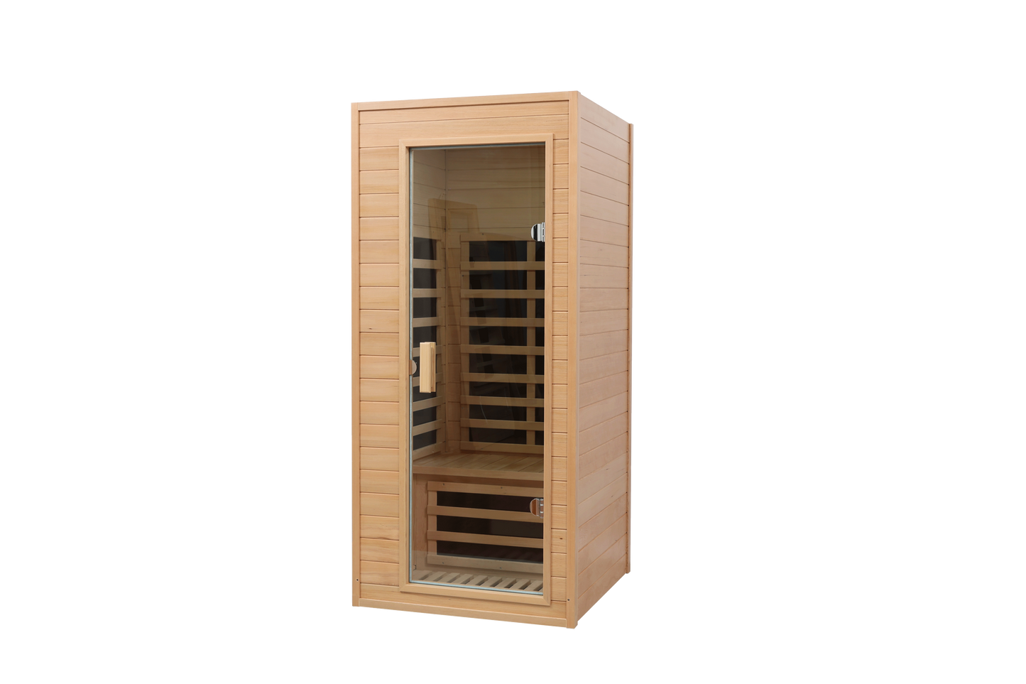 Hemlock One-person far infrared roof embedded indoor sauna room (Left & Right)