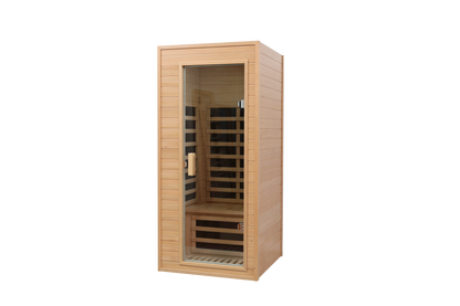 Hemlock One-person far infrared roof embedded indoor sauna room (Left & Right)