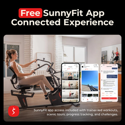 Premium Smart Programmable Electro-Magnetic Resistance Recumbent Elliptical Cross Trainer