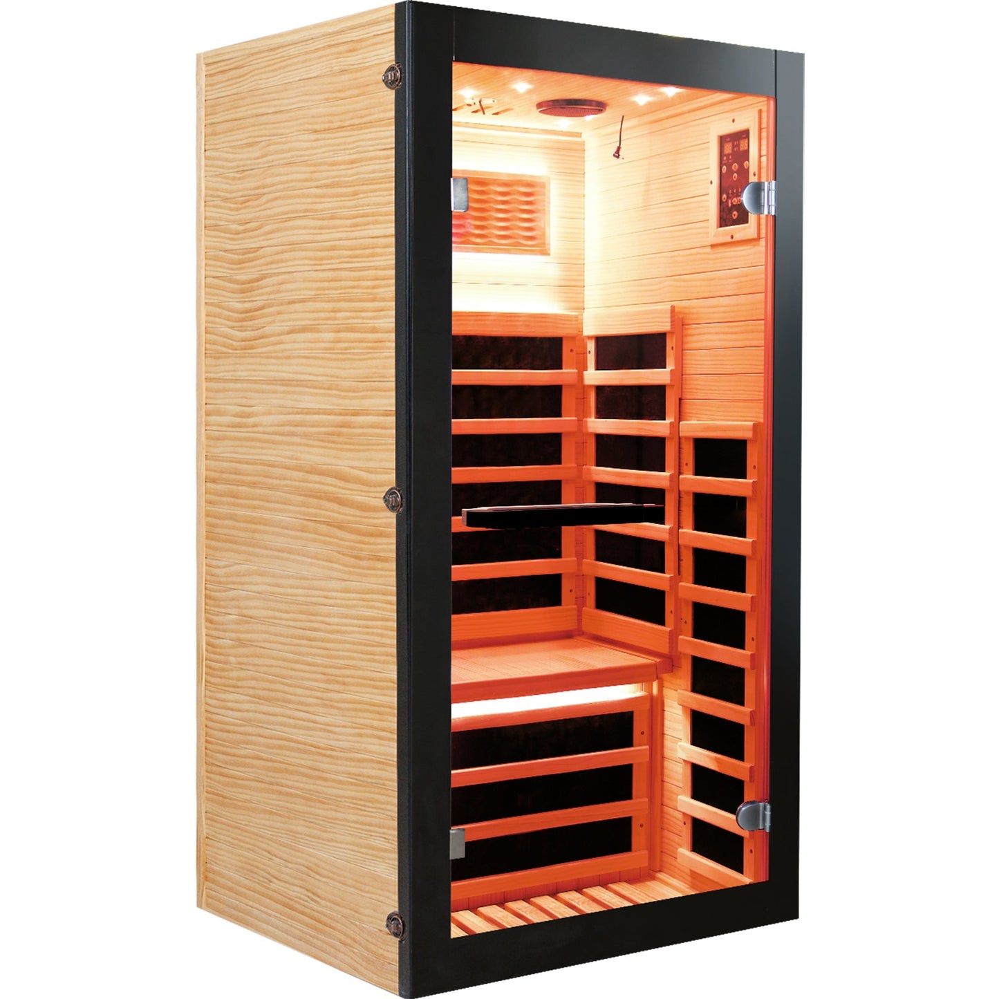 Single-person sauna cabin