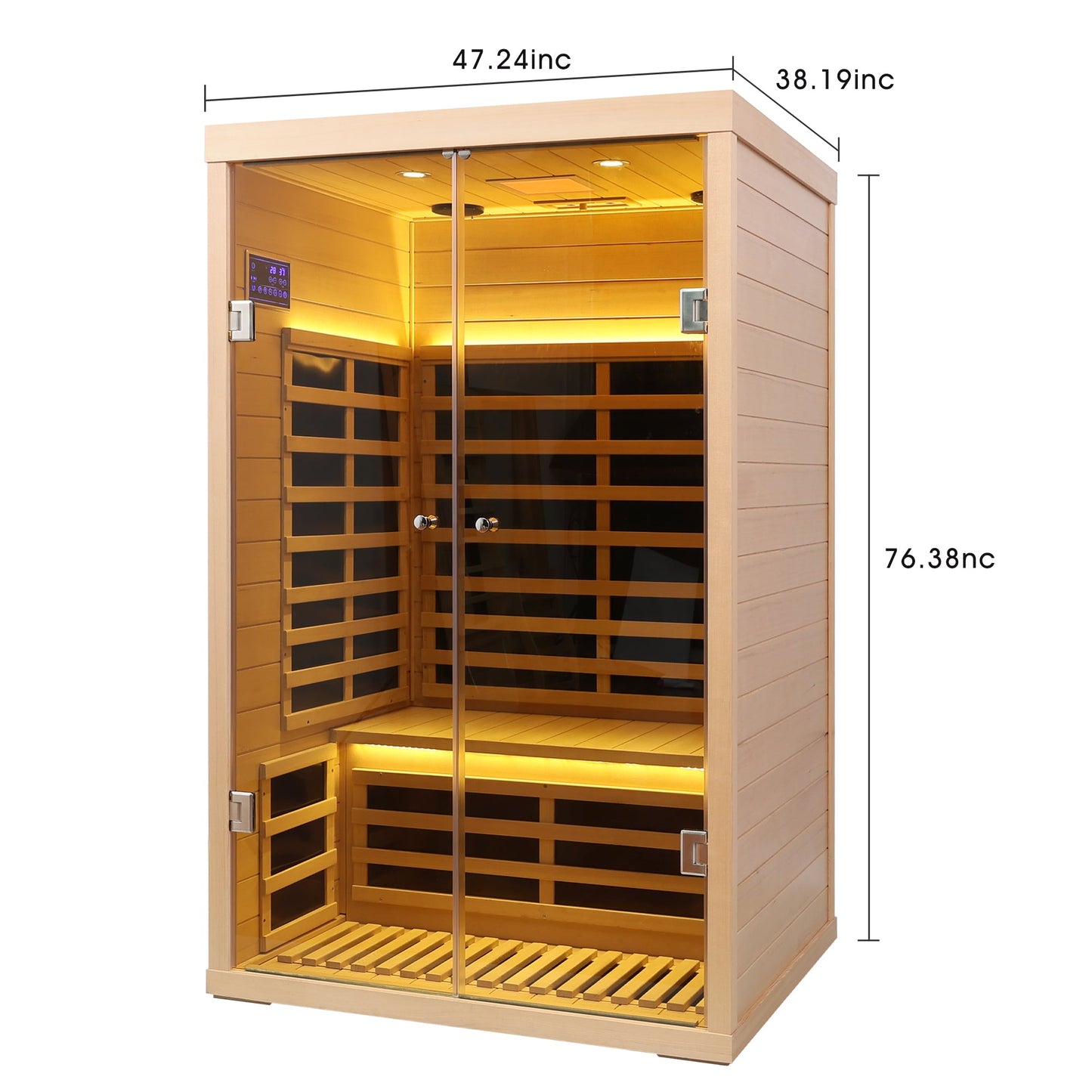 Luxury Indoor Far Infrared Sauna Room for Two