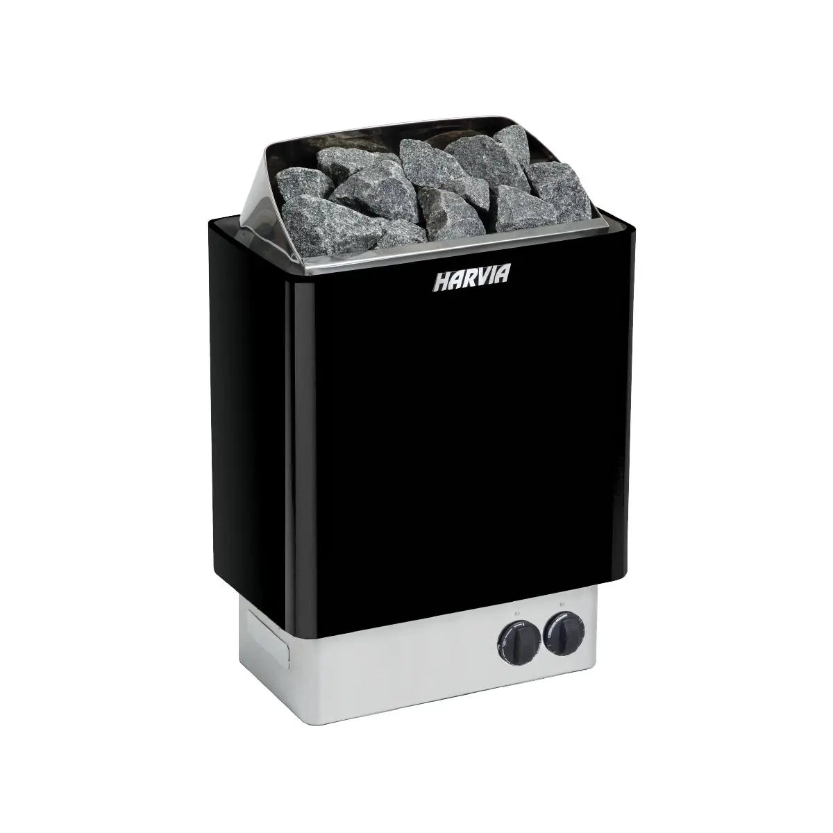 Harvia KIP80B Stainless Steel 8KW Sauna Heater with built-in control - Finnish Sauna Builders