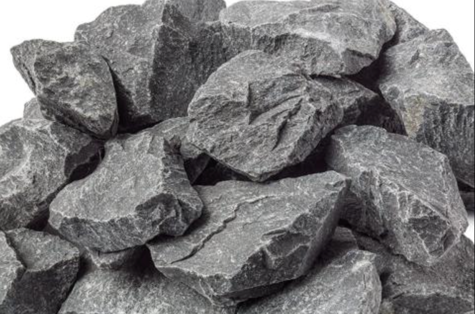 Harvia AC3000 Sauna Heater Stones, Split Face, Olivine Diabase, 0-10cm 44lbs
