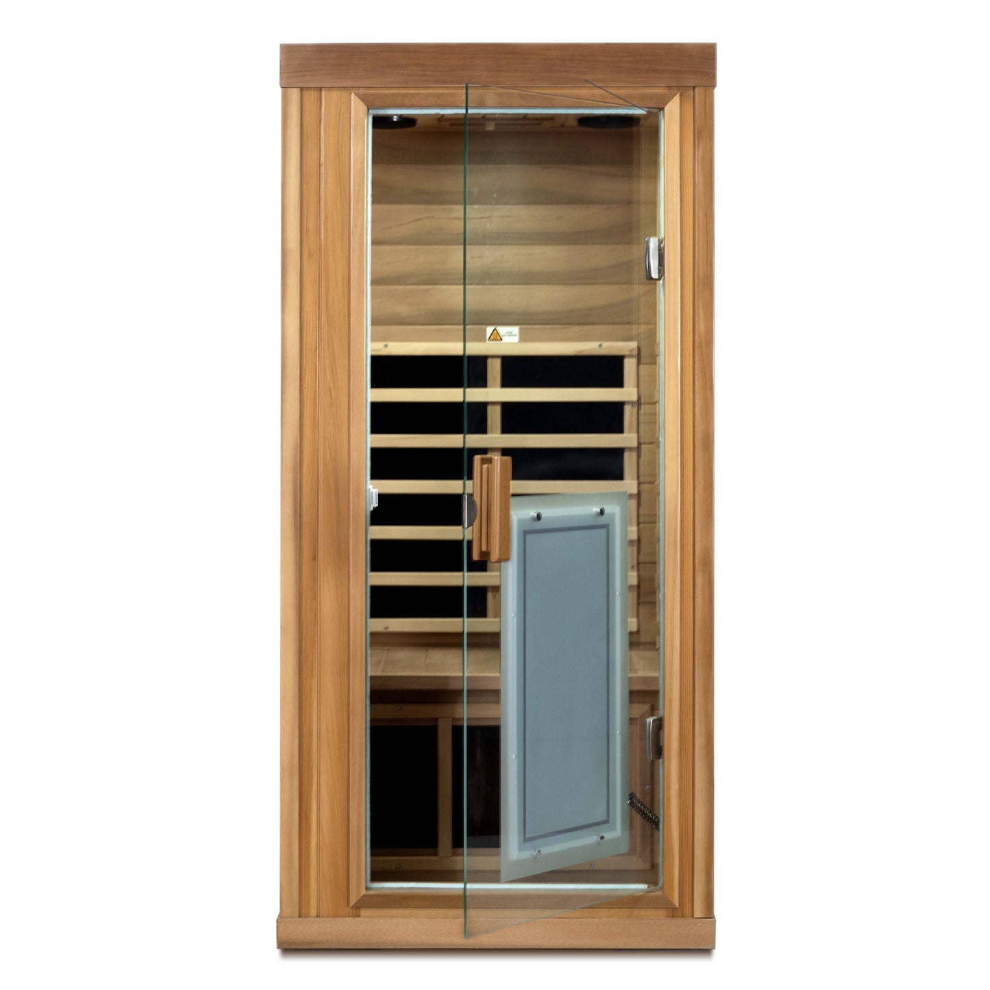 One person Far infrared red cedar standard indoor sauna room (Front & Rear & Left & Right)