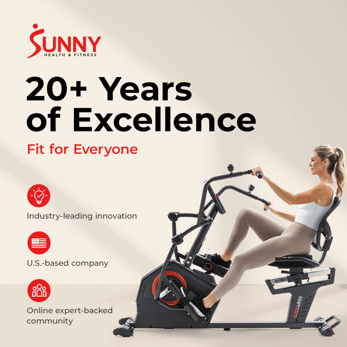 Premium Smart Programmable Electro-Magnetic Resistance Recumbent Elliptical Cross Trainer