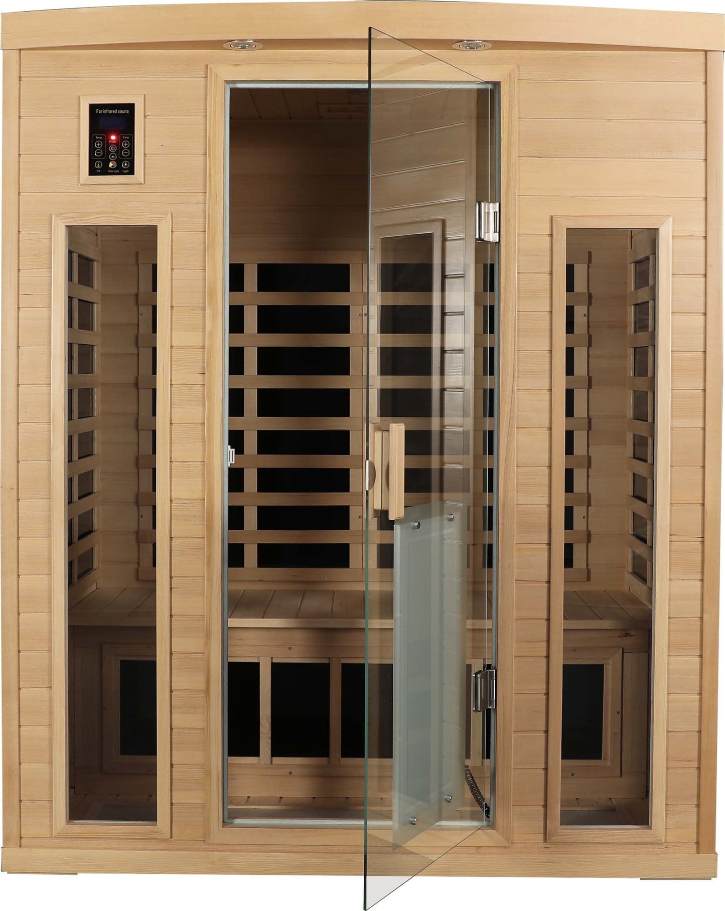 Low EMF Three person Far infrared sauna room (Front & Rear)
