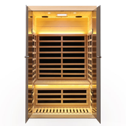 Luxury Indoor Far Infrared Sauna Room for Two