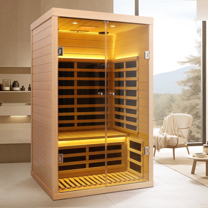Luxury Indoor Far Infrared Sauna Room for Two
