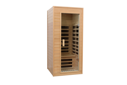 Hemlock One-person far infrared roof embedded indoor sauna room (Left & Right)