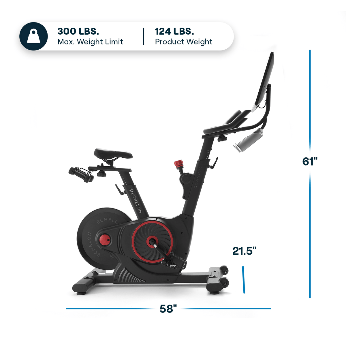 Echelon Fitness EX-5s Connect Bike Black & Mossy Oak Country DNA Option