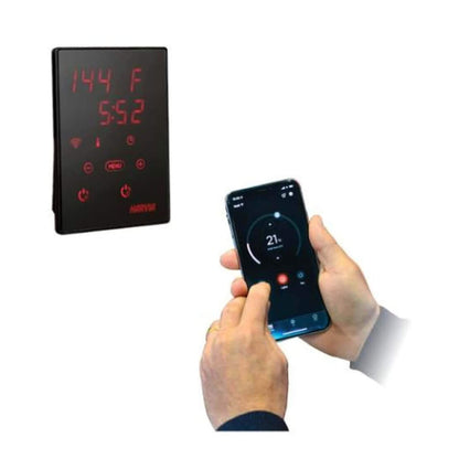 Harvia KIP UL Certified Electric Sauna Heater With Xenio CX170 Digital Control, WiFi Remote Control & Sauna Stones (SAK74563)