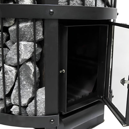 Harvia GreenFlame Legend 240 Wood Sauna Stove With Sauna Stones, 15.9KW [WK200LD] (SAK84935)