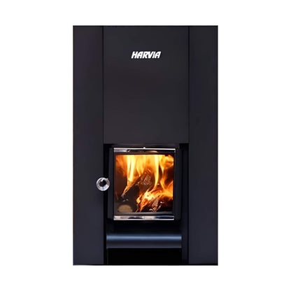 Harvia Linear Black Wood Sauna Stove With Sauna Stones [WK16/20/28OC] (SAK15368)