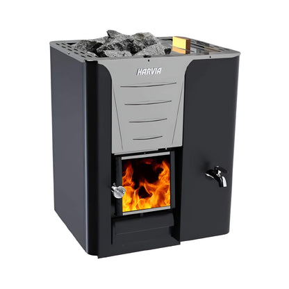 Harvia Pro 20 LS/RS 24.1KW Sauna Wood Stove With Water Tank & Sauna Stones [WK200LS/RS] (SAK27456)