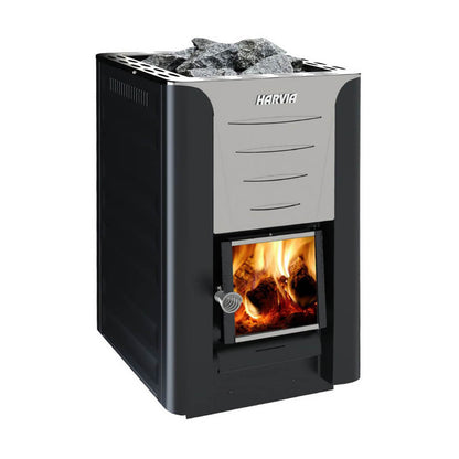 Harvia Pro 20 Premium Wood-Burning Sauna Heater Stove Package [PRO20-PKG] (SAK15748)