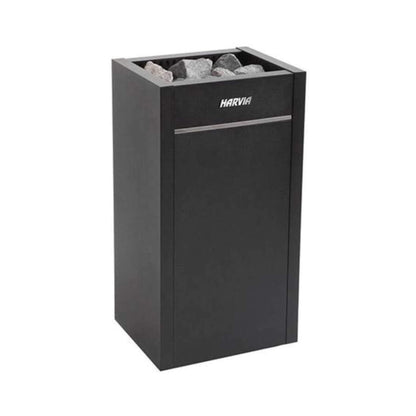 Harvia Virta HL Series Freestanding Electric Sauna Heater With Xenio Series Digital Control & Sauna Stones [HL60/80/90/110E] (SAK57630)