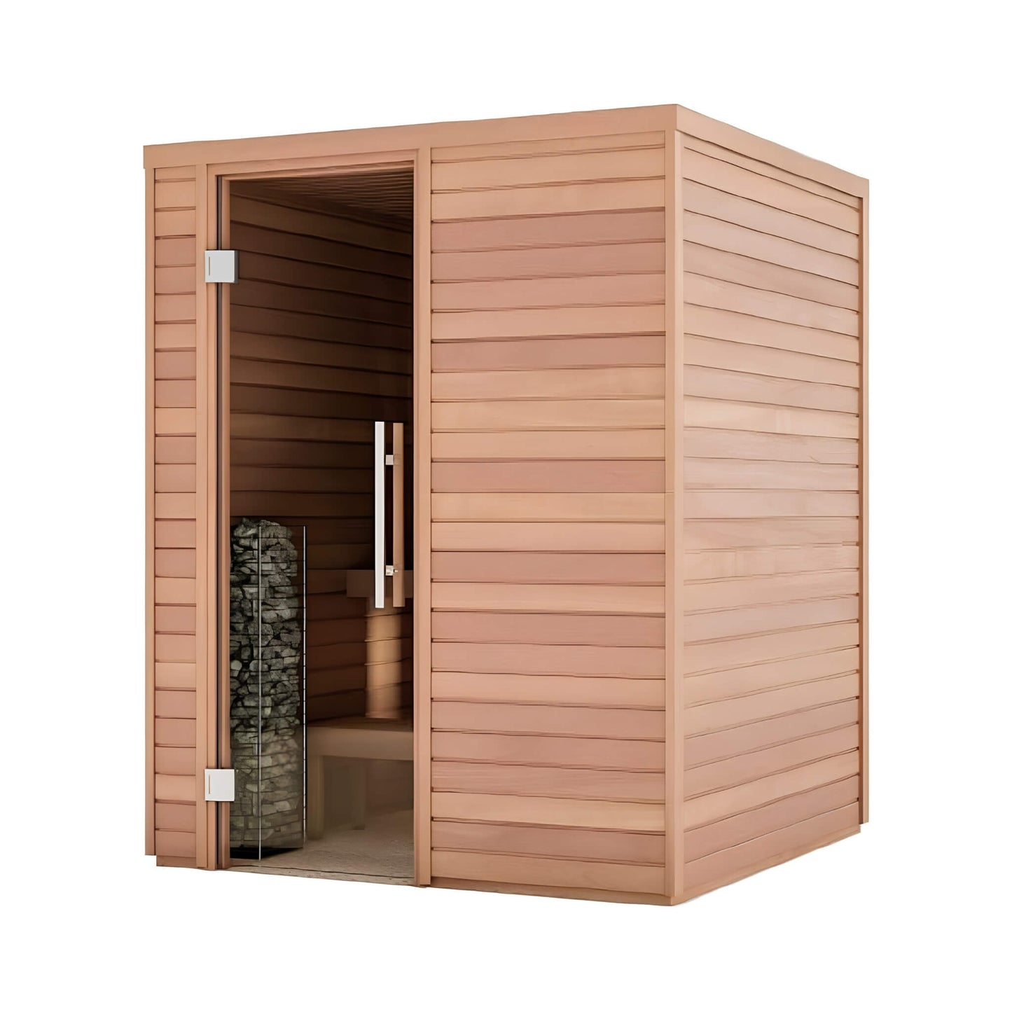 Huum Cliff Mini 4 3.5KW Electric Sauna Heater With Digital Controller & Sauna Stones (SAK58263)