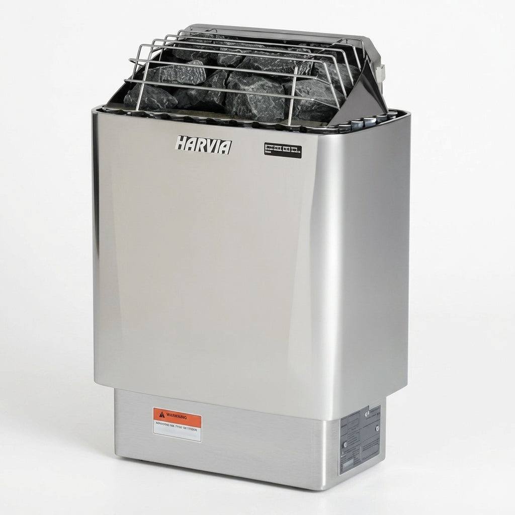 Harvia KIP45W Kip Series 4.5kW Stainless Steel Sauna Heater at 208V 3PH JH45W2083