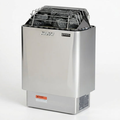 Harvia KIP60W JH60W2401 Kip Series 6kW Stainless Steel Sauna Heater at 240V 1PH Stainless Steel