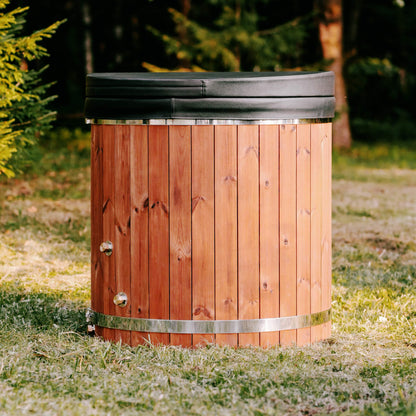 Premium 1-Person Fully-Assembled ThermoWood® Cold Plunge Tub (SAK80914)