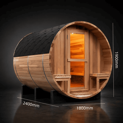 Handmade Sauna Red Cedar Electric Heat