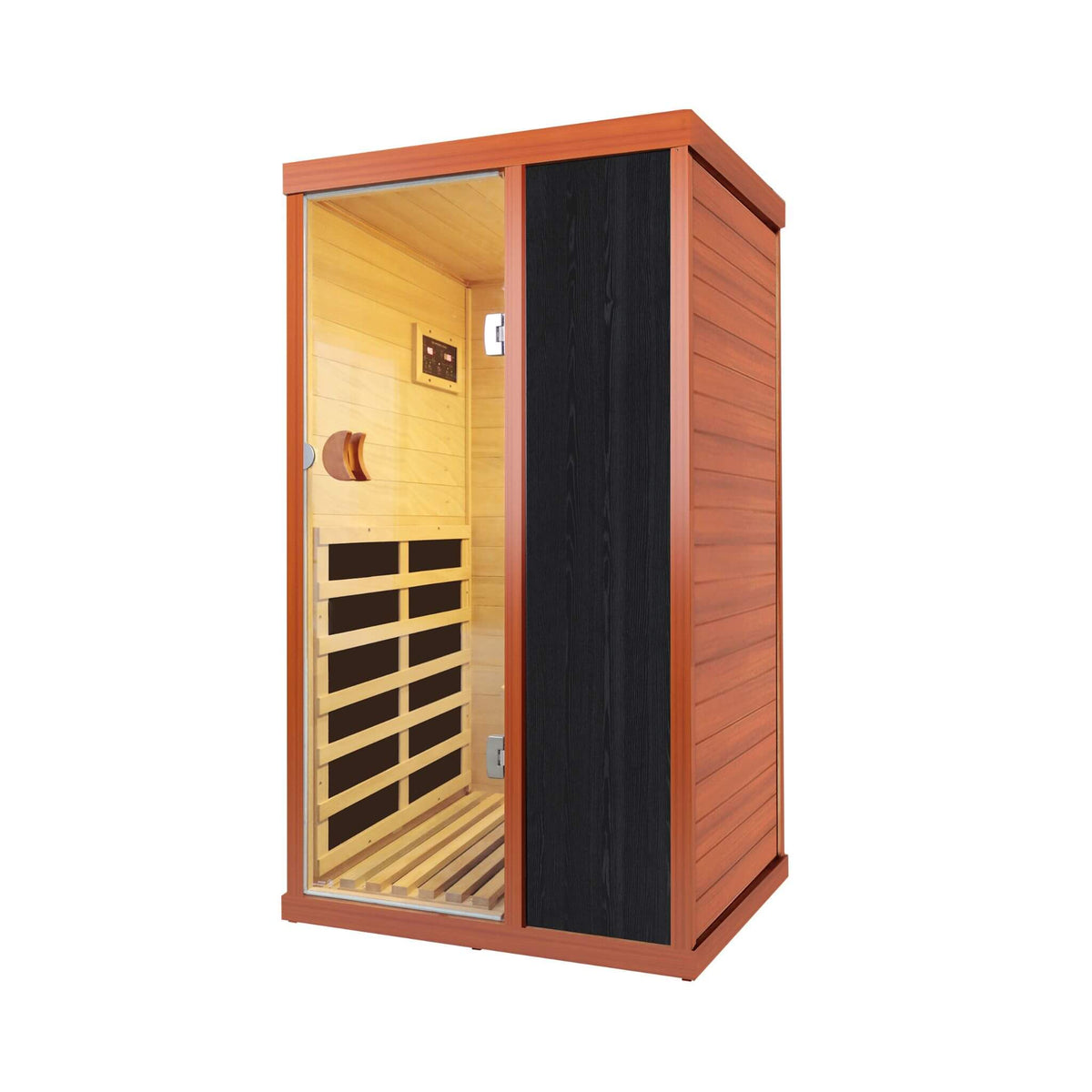 Maison Single-Person Infrared Sauna Room With Bluetooth Music Player And Ambient Light (SAK62941)