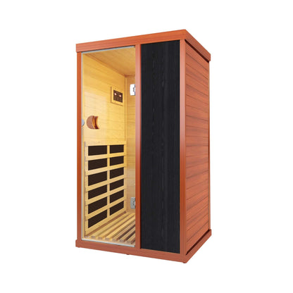Maison Single-Person Infrared Sauna Room With Bluetooth Music Player And Ambient Light (SAK62941)