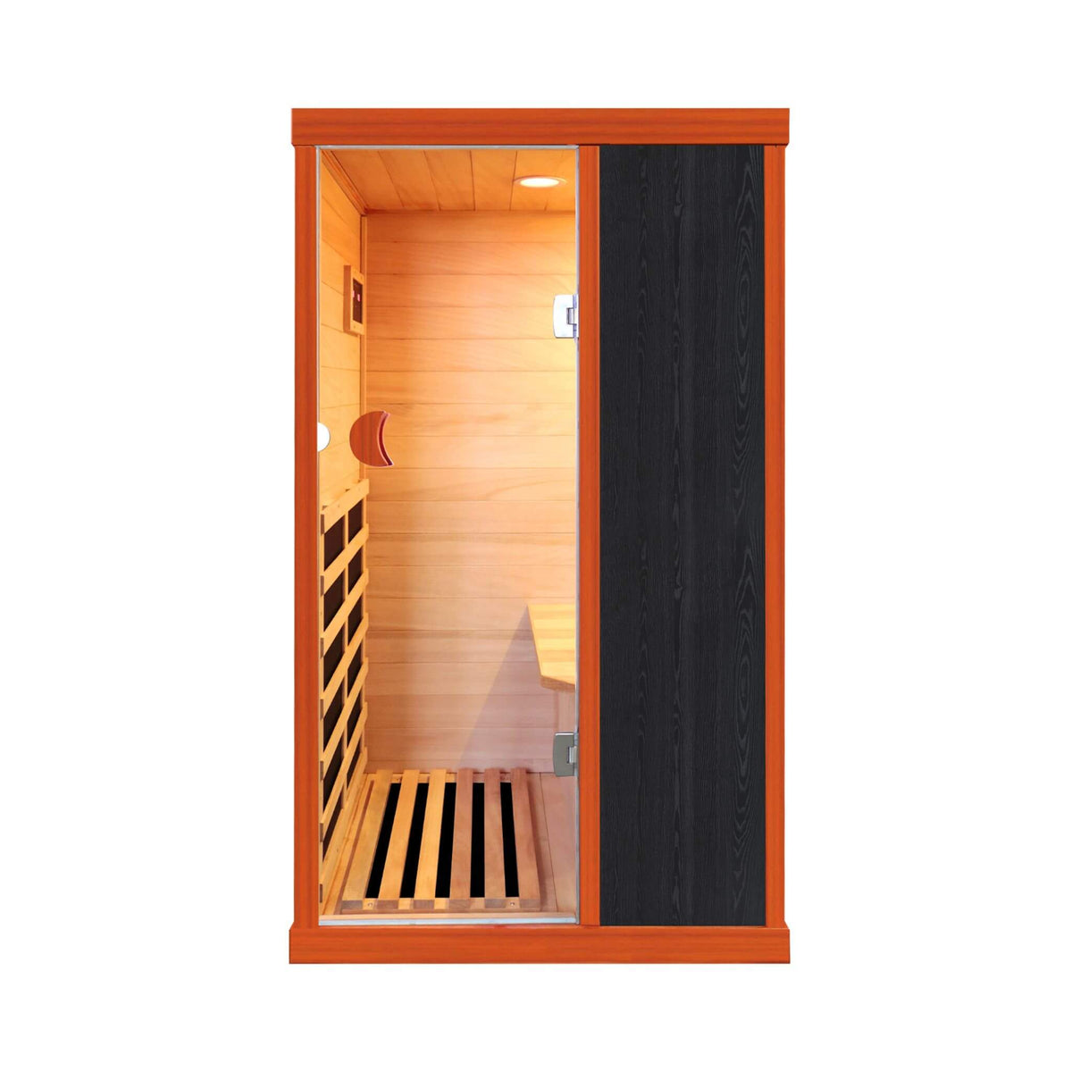Maison Single-Person Infrared Sauna Room With Bluetooth Music Player And Ambient Light (SAK62941)