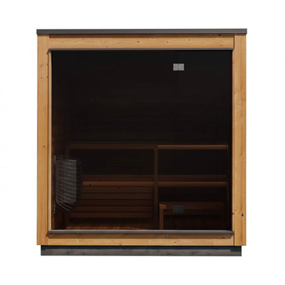 ThermaSol Nordic Dawn 4-Person Fully-Assembled Outdoor Sauna Cabin [Made-To-Order] [14-KIR-4555] (SAK82057)