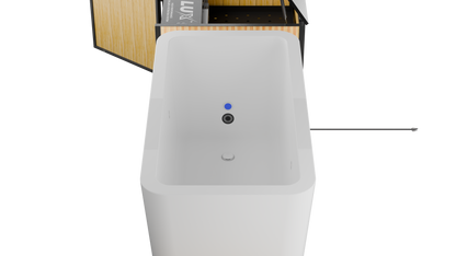 RevX Acrylic X Tub Cold Plunge + LUX High Performance Chiller and Filtration System